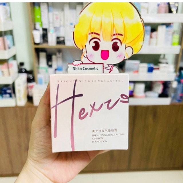 Cushion cấp ẩm kiềm dầu Hexze kèm lõi fill 15g