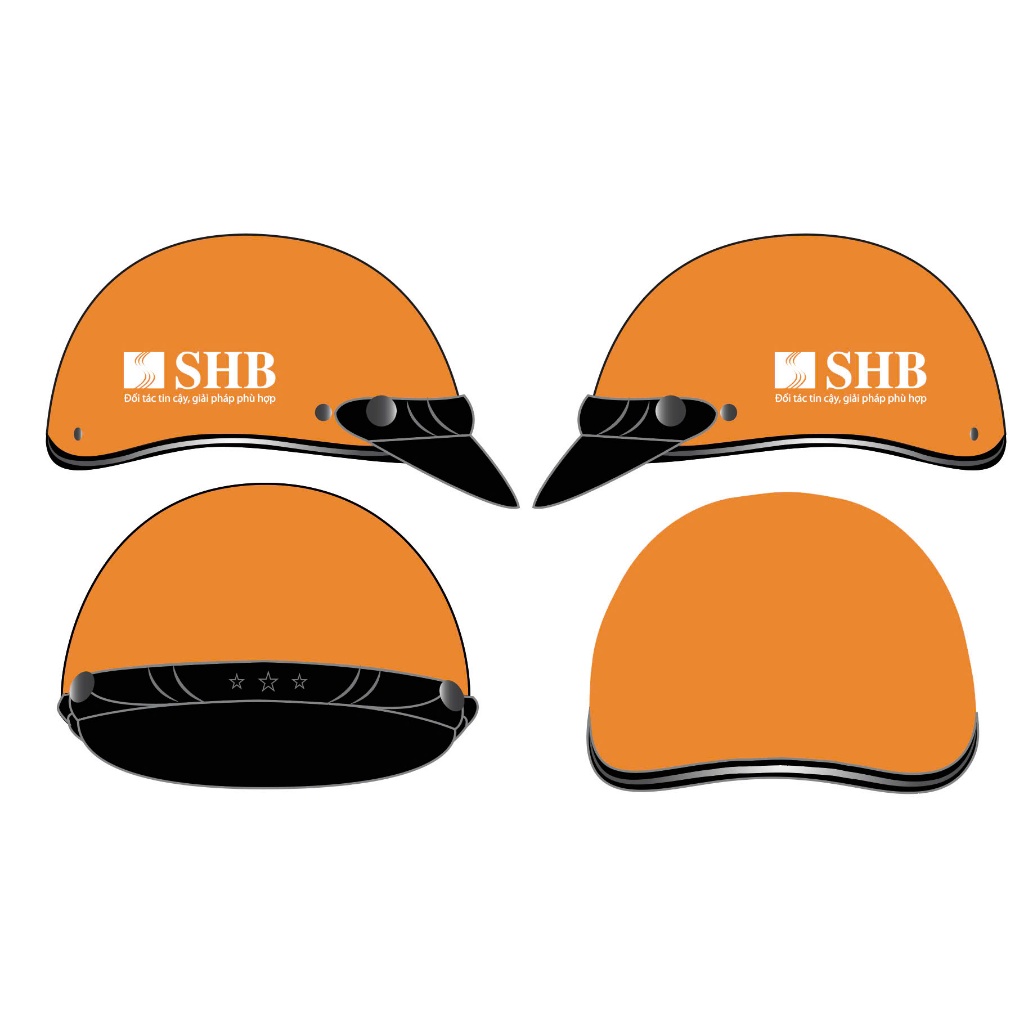 Nón bảo hiểm in Logo, có nhận sản xuất theo yêu cầu, nhựa nguyên sinh, hàng chuẩn có xuất hóa đơn VAT.