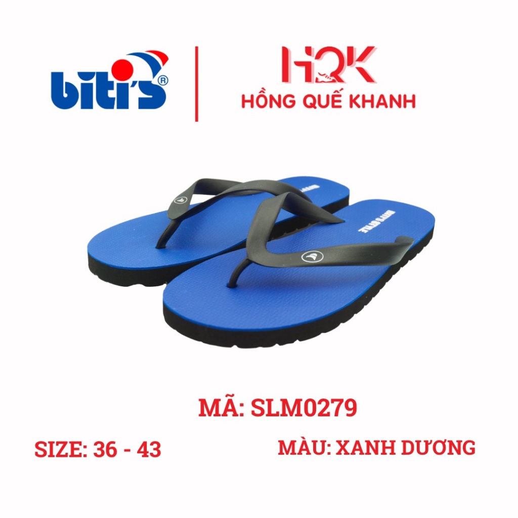 [BITI'S] - DẾP LÀO, DÉP KẸP, DÉP TÔNG NAM XỐP ÊM CHÂN - SLM0279 BITIS