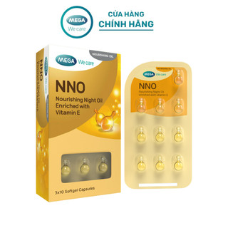   LIVE  Viên dưỡng da ban đêm Khóa ẩm giúp săn chắc và tươi trẻ - NNO NOURISHING NIGHT OIL  Hộp 30 viên  