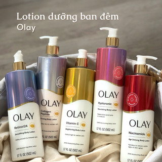   Bản Mỹ  Lotion Dưỡng Thể Olay B3 Cao Cấp Làm Sáng Căng Mịn Da 