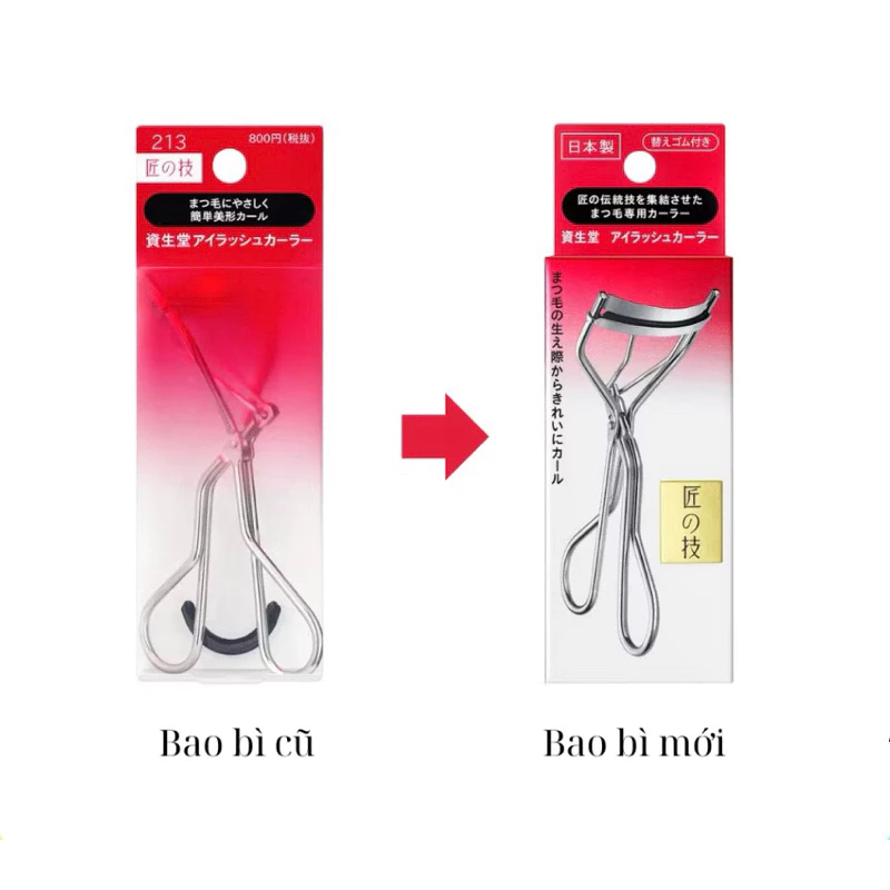 MẪU MỚI Kẹp mi Shiseido Eyelash Curler 213 Shiseido Eyelash Curler Recourbe Cils