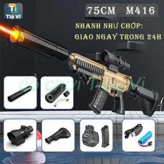 [CÓ ĐÈN] Súng nước điện tự động CÓ ĐÈN siêu hot , súng nước áp lực có đèn G54J