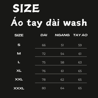 Áo tay dài / Long Sleeve wash HELLSTAR