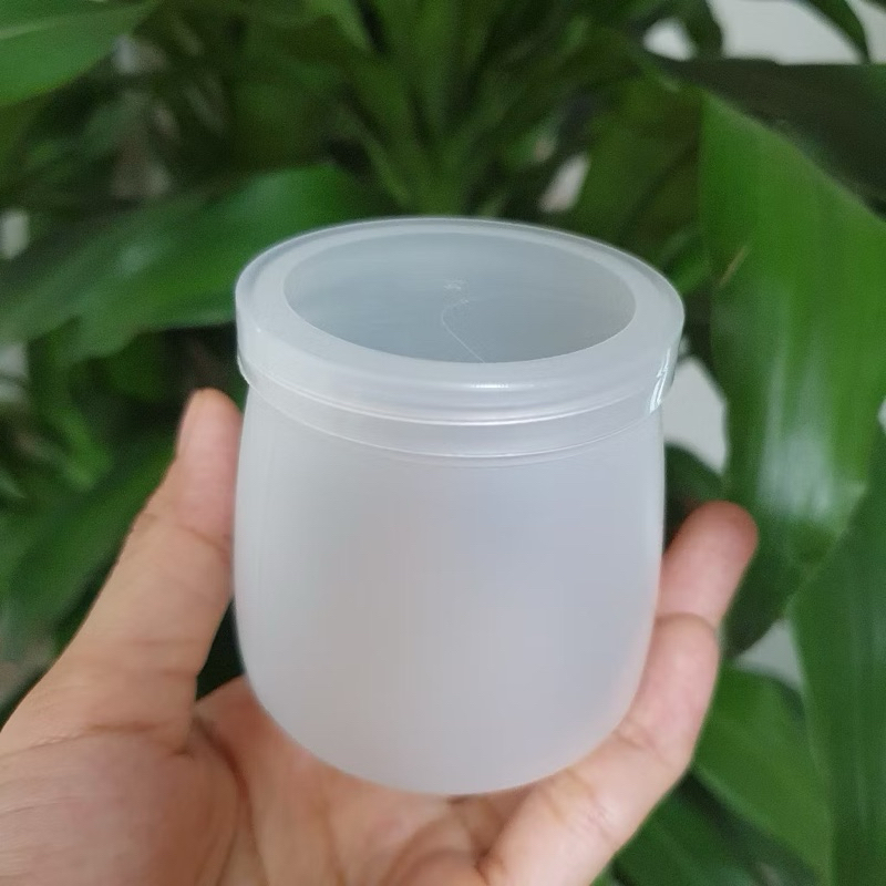 50 Hũ nhựa làm sữa chua 120ml - Lọ nhựa làm sữa chua kèm nắp dày dặn