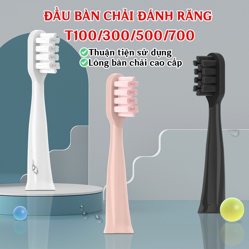 Đầu bàn chải dùng để thay thế Mijia T300, T500, T700, T100 dùng cho răng thường và răng nhạy cảm