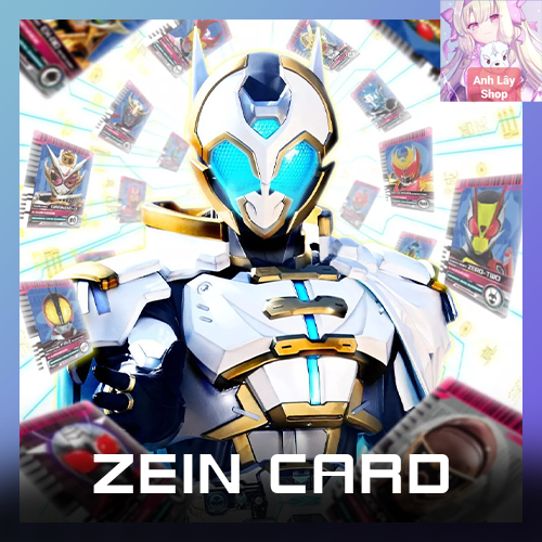 [Có Sẳn]THẺ NHỰA IN Zein  Cards đọc được ( Thẻ Rider Final Form) của series phim Siêu nhân Kamen rid