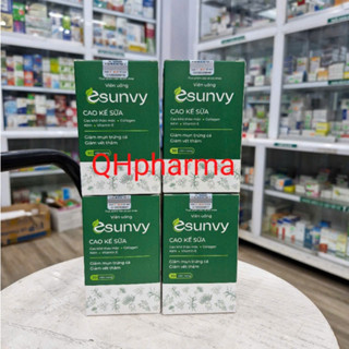 Viên uống ESUNVY Cao kế sữa collagen kẽm và vitamin E giúp giảm mụn trứng cá dậy thì,giảm vết thâm do mụn