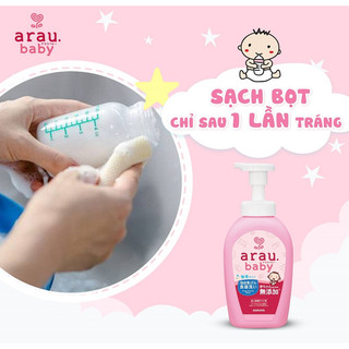 Nước rửa bình sữa em bé Arau Baby bình 500ml