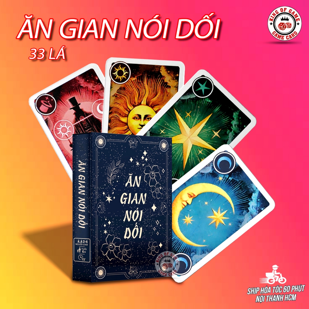 Bài Ăn Gian Nói Dối bản weplay hottrend 32 lá giấy cứng, bản Mới