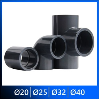 Phụ kiện ống nước bể cá màu đen xám, loại dày Ø20,25,32,40