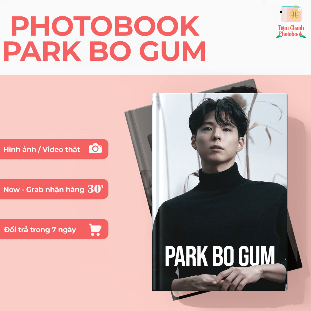 Photobook Park Bo Gum- Quà tặng Boardgame Tình yêu, Học Đường, Nflix&Chill