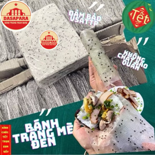 1 Xấp (2kg2) Bánh Tráng Mè Đen Loại 1 Đặc Sản Phan Rang Tháp Chàm Dùng Nhúng Nước Cuốn Gỏi, Nướng Mắm Ruốc Cực Dẻo Dai