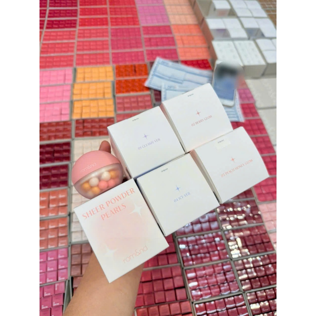 Phấn Bắt Sáng Ngọc Trai ROMAND Sheer Powder Pearls 15g