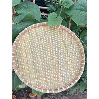 Mẹt cật tre già viền mây
