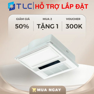 Quạt Sưởi Âm Trần Đa Năng TLC 4IN1 30x30 ,Công Suất 2600W, Bảo Hành 5 Năm