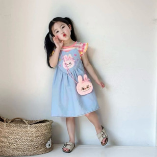 [BBkidsvn] Đầm jean kèm túi bé gái xinh xắn 18-20kg