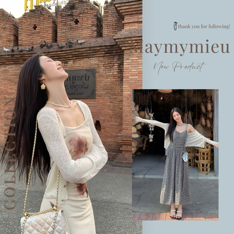 (maymymieu -order) Áo khoác cadigan mỏng mùa hè nhà MULVAN CHÍNH HÃNG