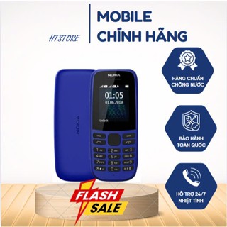 Điện Thoại Bàn Phím Nokia 105 4G Chuẩn Sóng 4G, 2 Sim Loa To, Sóng Khỏe [Bảo Hành 12 Tháng]