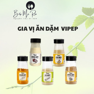 Bột Gia Vị VIPEP Cho Bé Ăn Dặm/Nấu Ăn Gia Đình ( Bột Hành, Bột Tỏi, Bột Gừng, Bộ Sả, Bột Nghệ)