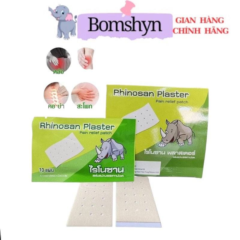 1 GÓI 10 MIẾNG DÁN GIẢM ĐAU NEOBUN THÁI LAN