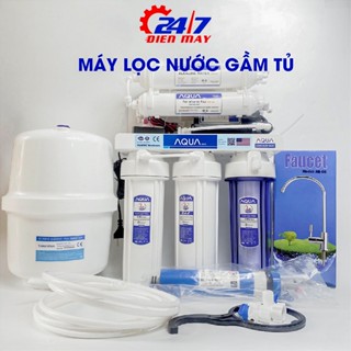 Máy lọc nước RO AQUA không vỏ tủ chính hãng lắp gầm tủ bếp UỐNG TRỰC TIẾP tại vòi Bảo hành 12 tháng