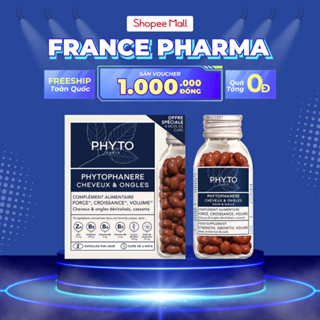Viên Uống Hỗ Trợ Mọc Tóc PHYTO Phanere Pháp Bổ Sung Biotin Cho Tóc, Móng Chắc Khỏe Hộp 120v Từ France Pharma