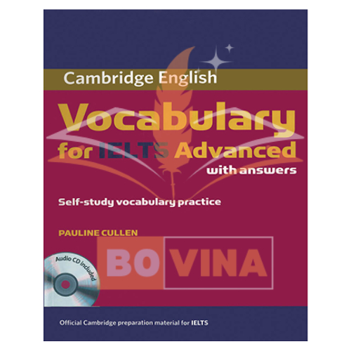 Sách Cambridge Vocabulary for IELTS Advanced - tặng mp3 - tái bản - đen trắng