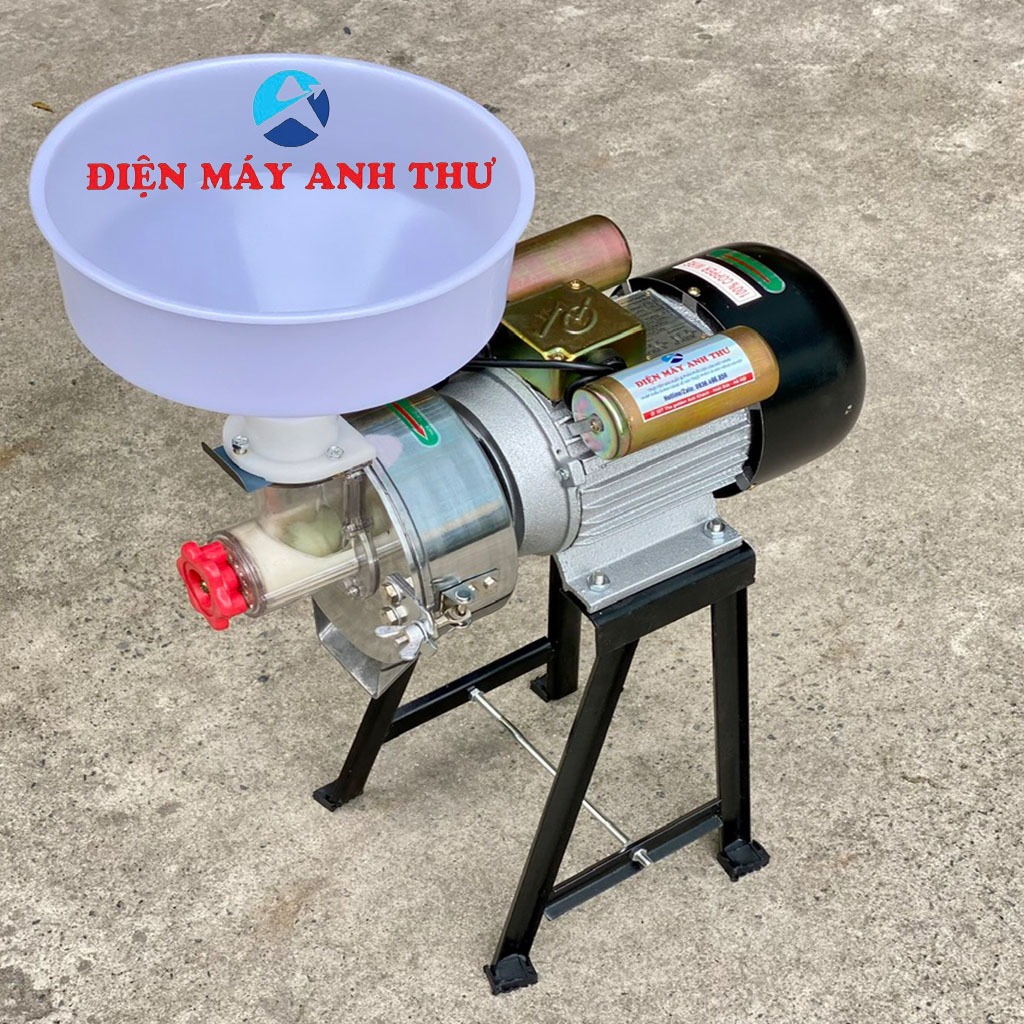 [hàng sịn] Máy xay bột gạo nước đầu nghiền inox, đỗ ngâm máy motor 2,2kw siêu khoẻ lõi dây đồng 100% - Điện Máy Anh Thư