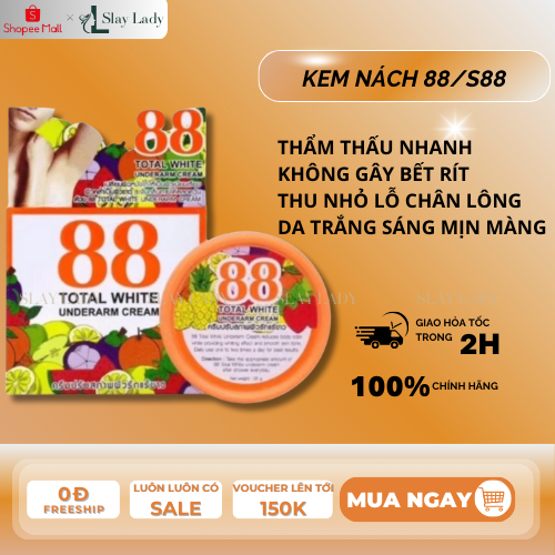 Kem giảm thâm nách Total White 88/S88 35g Slaylady - A14