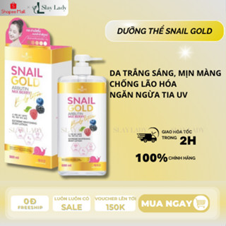 Sữa Dưỡng Thể SNAIL GOLD ARBUTIN BODY LOTION 500ml Slaylady - A21