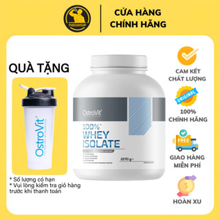 Thực Phẩm Bổ Sung Protein Phát Triển Cơ Ostrovit Whey Protein Isolate 2,27kg (75 lần dùng)