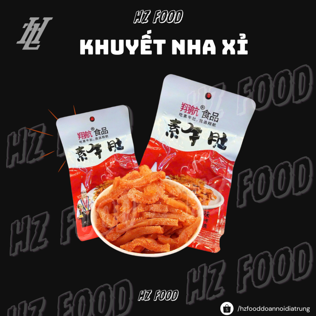 Khuyết Nha Xỉ Cay Tứ Xuyên Ăn Vặt Nội Địa Trung Quốc HZ FOOD
