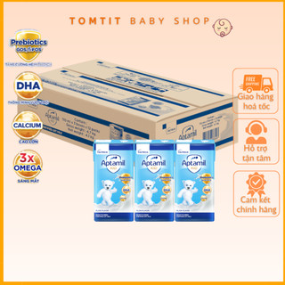   Date 14.04.26  Sữa nước công thức pha sẵn Aptamil KID UHT thùng 36 hộp 110ml 