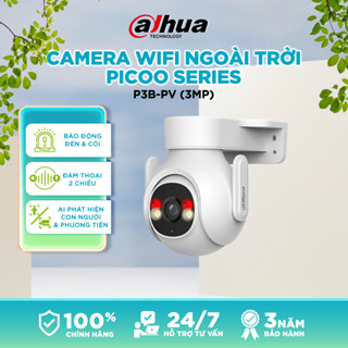 Camera Wifi ngoài trời Dahua Picoo B1 (3MP/5MP) I Xoay 360°, màu ban đêm, đàm thoại 2 chiều [DH-P3B-PV/P5B-PV]