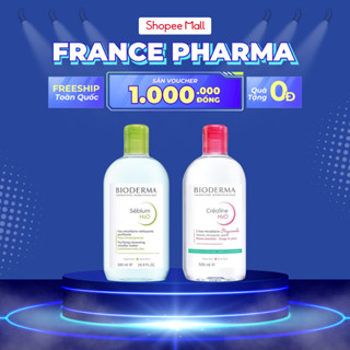 Nước Tẩy Trang Bioderma Làm Sạch Sâu, Dịu Nhẹ Cho Da Dầu Mụn, Da Khô, Da Nhạy Cảm 500ml Từ France Pharma