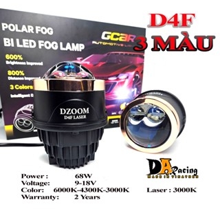 Bi gầm ô tô D4F PREMIUM 2025 c/s 170w/cặp, 85w/bi-3màu chống hấp nước, mắt ếch pha lazer, bảo hành 30 tháng