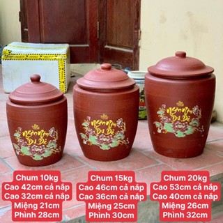  Chum Đựng Gạo Hũ Gạo Tài Lộc Bát Tràng Ngàn Năm Dư Dả GTH2025 