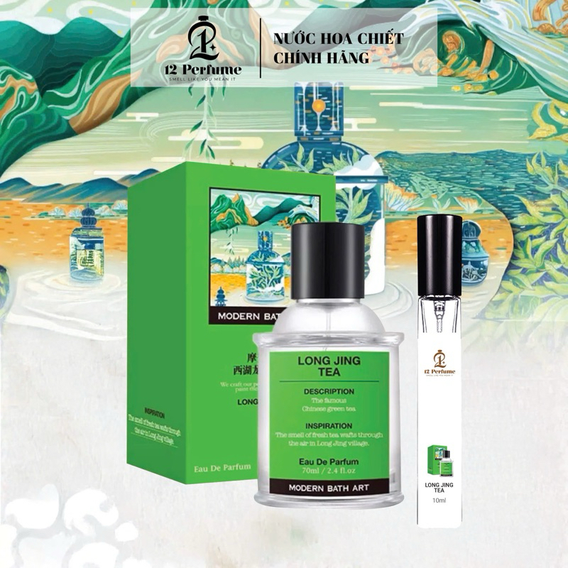 [ Chiết 10ml ] Nước hoa Unisex Long Jing Tea EDP của Modern Bath Art thanh mát trong trẻo • 12 Perfu