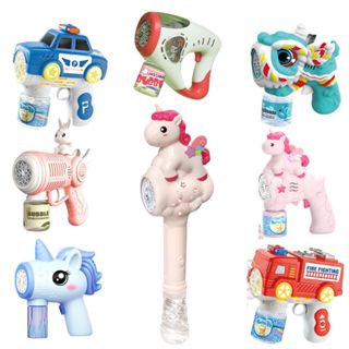 Các mẫu súng thổi bắn bong bóng xà phòng mạnh nhất hiện nay đồ chơi trẻ em giúp bé vận động vui chơi thỏa thích