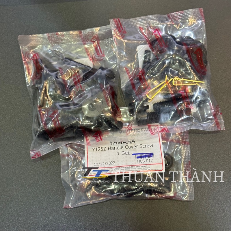 Bộ Ốc Áo xe Yaz Zin ( bộ 3 bịt ) , Yaz125 , Y125Z