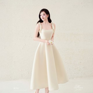 Kami Dress | Váy tiệc nữ thiết kế cup taffta hàn cao cấp đầm dáng dài tiêu thư sang trọng | H.I.U Fashion | HIU Design