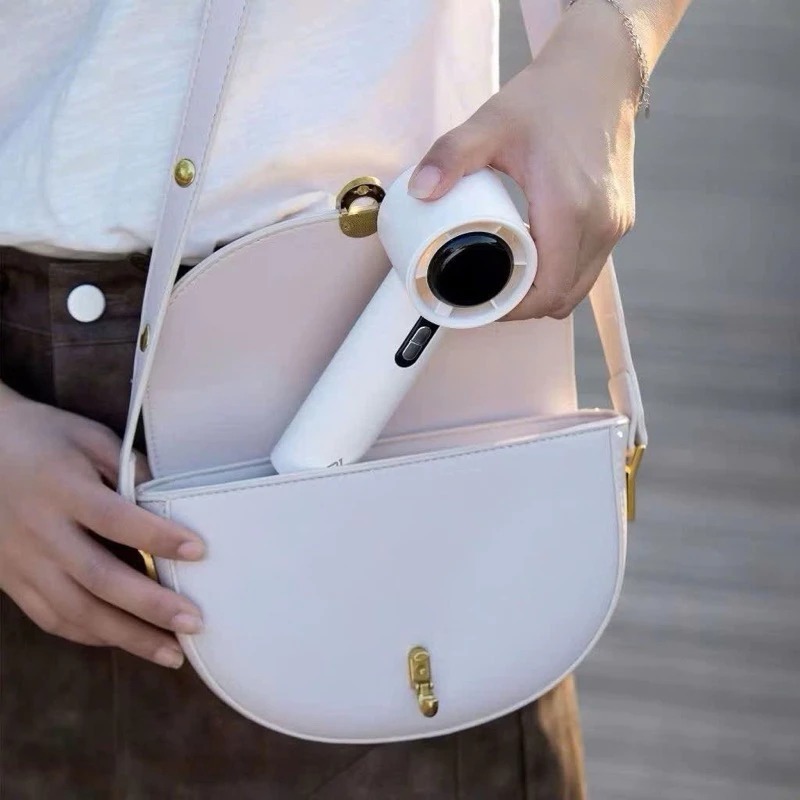 Quạt Turbo Jet Mini 3000 mAh có thể sạc lại, cầm tay, di động, gió mạnh, tốc độ cao 100 cấp độ gió