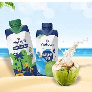 Nước dừa tươi Organic UHT Vietcoco 330ml