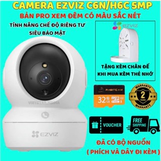 Camera wifi Ezviz TY1 C6N H6C PRO 2MP/3MP/5MP xoay 360 độ,theo dõi chuyển động, đàm thoại 2 chiều- Bảo hành 2 năm