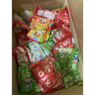 1 thùng = 80 gói kẹo Oishi nhiều hương vị