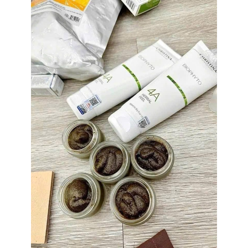 Peel Tảo Lạnh 4A Herbal Peel Không Bong - Peel Làm Sạch Sâu Cho Da