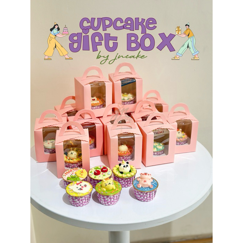 BUTTERCREAM CUPCAKE - Kem Bơ (GiftBox Hộp 1 Bánh)