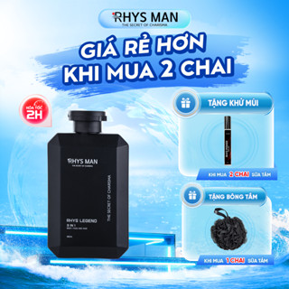 Sữa tắm gội nam hương nước hoa 3 in 1 RHYS MAN Rhys Legend 350ml