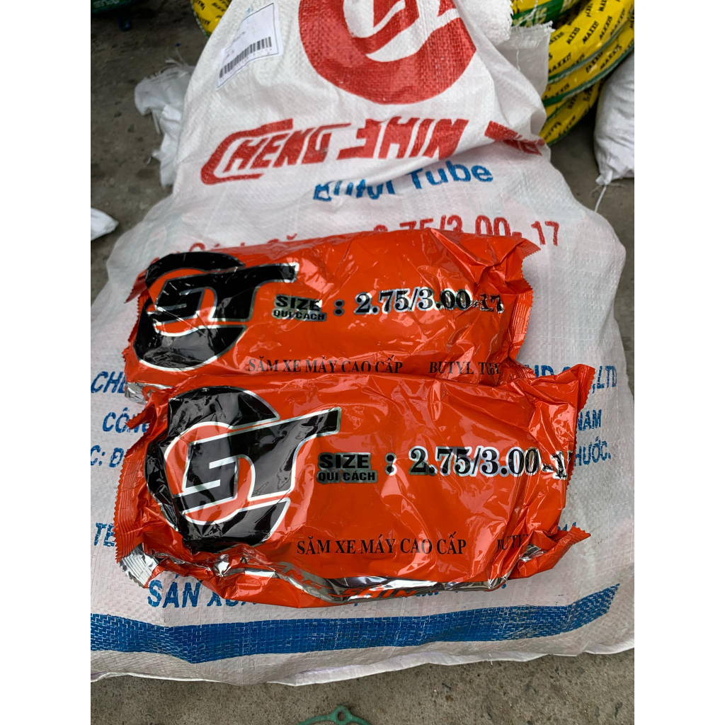 Săm ruột Chengshin 2.75-17 gắn cho vỏ lốp 80/90-17 và 2.75-17